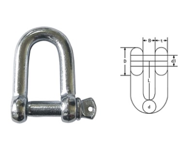 Shackle-JIS SHACKLE KOMERČNÍ TYP