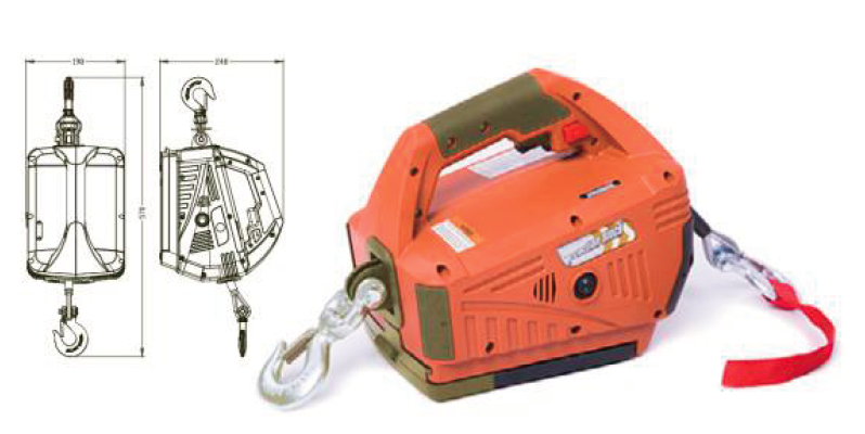 Bateriový elektrický naviják SLQ-B